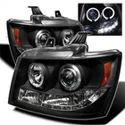 Spyder Projector Headlights With Led Halo In Black For Chevy Suburban 1500 07-14 New. Price: $246.08.