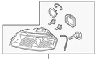 Genuine Audi Headlamp Assembly 8P0-941-004-H New. Price: $462.91.