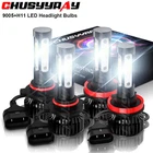 Combo 9005+H11 Led Headlight Super Bright Bulbs Kit White 720000LM Hi/lo Beam New. Price: $25.99.