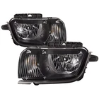 Fits 2010-2013 Chevy Camaro Headlights Set GM2502346 GM2503346 Halogen Black New. Price: $160.69.