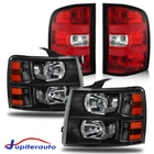 Black Headlight + Red Tail For 2007-13 Chevy Silverado 1500 2500HD 3500HD New. Price: $138.89.