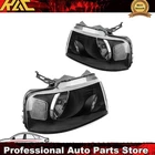 Headlight Set 04 06-08 Ford F-150 And Lincoln Mark Lt Halogen Black Clear New. Price: $71.99.