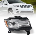 Passenger Headlight For 2014-2016 Jeep Grand Cherokee Chrome W/o Afs Hid/xenon New. Price: $192.50.