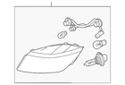 Genuine Gm 2005-2010 Chevrolet Pontiac G5 Driver Side Headlamp Assembly 20964008 New. Price: $250.28.