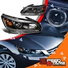 For 13-15 Accord 4-DOOR L+r Black Bumper Amber Side Projector Headlights Pair New. Price: $195.29.