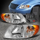For 01-07 Chrysler Town & Country Chrome Housing Amber Side Headlights+tool Set New. Price: $74.89.
