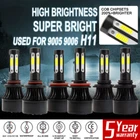 4-SIDE Combo 9005+9006+H11 Led Headlight Fog Kit High Low Beam Bulbs White New. Price: $28.80.