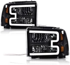 Led Headlight Assembly Compatible With 2005-2007 Ford F250 F350 F450 F550 Super New. Price: $213.99.