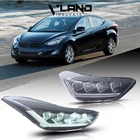 Vland For Hyundai Elantra 2011-2016 Led Headlights W/sequential & Animation Pair New. Price: $459.99.