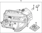 Genuine Ford Headlight Assembly SZ6Z-13008-C New. Price: $1117.50.