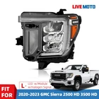 Led Headlight W/halogen Signal For 2020-2023 Gmc Sierra 2500 Hd 3500 Left New. Price: $232.00.