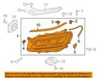 Volkswagen Oem 16-19 Passat Components-headlamp Assy 561941774A New. Price: $768.71.