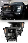 Alpharex Alpha-black Luxx Led Projector Headlights 2021-2023 Ford F-150 New. Price: $1075.00.