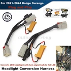 For 21+ Dodge Durango Headlight Conversion Harness Turn Signal Bulb To Full Led New. Price: $85.99.