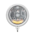 United Pacific 32508 Headlight Rh/lh, 7", Round, Polished Housing, H4 Bulb, With New. Price: $205.75.