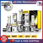 Auxito 9005 9006 9007 9012 H4 H11 H7 H13 Led Headlight 360 High Low Beam M3 New. Price: $31.34.