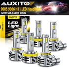 Auxito 9005 9006 H11/H8 Led Combo Headlight Bulbs High Low Beam 6K White New. Price: $37.99.