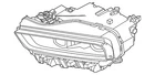 Genuine Bmw Headlamp Assembly 63-11-5-A41-154 New. Price: $2855.01.