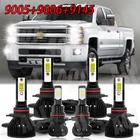 For Chevy Silverado 1500 2500 Hd 2003-2005 2006 Led Headlights+fog Bulbs New. Price: $35.70.
