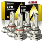 White 6000K Led Headlight Bulb Auxito 10S 9005+9006 Brighter Zes 4-20X New. Price: $63.64.