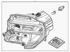 Genuine Ford Headlight Assembly SZ6Z-13008-D New. Price: $1187.92.