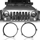 7'' Black Headlight Retaining Ring Headlamp Bezel For Jeep Wrangler Jk 2007-2018 New. Price: $11.66.