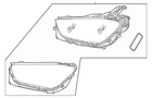 Genuine Mercedes-benz Lamp Unit 167-906-48-11 New. Price: $2072.33.