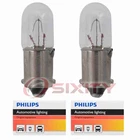 2 Pc Philips Rear Side Marker Light Bulbs For Plymouth Cricket 1971-1974 Tq New. Price: $10.45.