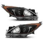 Headlights Pair For Mazda 2010-2013 Sport Clear Lens Black Housing BBM4510L0K New. Price: $224.99.