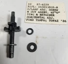 87-6229 Ford E63Z-13032-B Headlight Screw & Nut Assembly 1986+ Temp Topaz New. Price: $12.95.