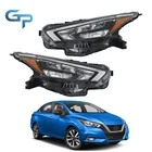 For Nissan Versa Sr Sv Headlights Assembly Full Led Lh+rh Side Pair 2020-2021 New. Price: $251.87.