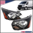 Left&right Side Halogen Headlight 2015-2024 Ford Transit 150 250 Black Clear New. Price: $139.99.