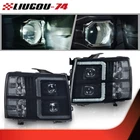 Led Tube Dual Projector Headlights Fit For 2007-2014 Chevy Silverado Smoke Black New. Price: $199.26.