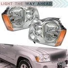 Fit For Jeep Grand Cherokee 2005-2007 Headlight Assembly Left+right Side Halogen New. Price: $72.66.