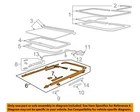 Gm Oem 95-05 Aurora,park Avenue,riviera Sunroof-housing Assy 12536822 New. Price: $849.70.
