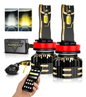 Auxbeam Gx Bi-color Smart Serie 25000LM 110W Led Headlight Bulbs App Control New. Price: $119.99.