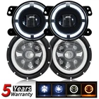 For Jeep CJ5 1960-1983 Combo 7" Inch + 4" Led Headlights Hi/lo Beam New. Price: $149.99.