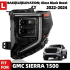 Fits For 2022-2026 Gmc Sierra 1500 Elevation Pro Sle Full Led Headlight Driver New. Price: $196.00.