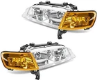 Headlight Assembly For 1994-1997 Accord, Chrome Housing, Amber Reflector, Cle... New. Price: $193.66.