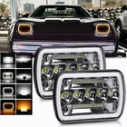Fit Chevy Corvette C4 1984-1996 Pair 5X7 7X6 Led Headlights Projector Hi-lo Beam New. Price: $37.59.