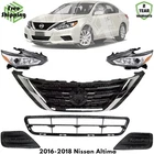 Front Grille Assembly & Headlight Kit For 2016-2018 Nissan Altima New. Price: $260.78.