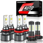 Chusyyray For Gmc Sierra 1500 2500 3500 2007-2013 Led Headlight Fog Bulbs New. Price: $29.99.