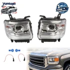 Led Headlights For 2014-2019 Gmc Sierra Base 1500 2500HD 3500HD Chrome Housing New. Price: $171.80.