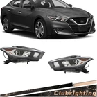 For Nissan Maxima Platinum /sr 2016-2017 18 Headlight Left+right Chrome Full Led New. Price: $438.68.