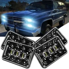 4PCS 4X6" Led Headlights Drl Hi/lo Beam For Chevy K5 Blazer K10 Suburban K20/30 New. Price: $95.99.