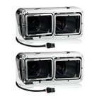 Headlight Housing Base With Chrome Dual Bezel Fit For Kenworth T400... New. Price: $119.74.