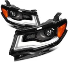 Pair/set Hid Xenon Projector Headlights W/ Led Drl For Jeep Compass 2017-2021 New. Price: $245.99.