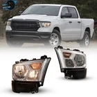 Headlights For 2019 2020 2021 2022 2023 2024 Dodge Ram 1500 Halogen Lamps Chrome New. Price: $269.99.