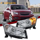 Pair Black Housing Headlights For 2011-15 Chevy Cruze Sedan 4-DOOR Headlamps New. Price: $100.79.