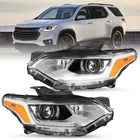 Fit 2018-2021 Chevy Traverse Hid/xenon Headlight Assembly Led Drl Projector Pair New. Price: $142.99.
